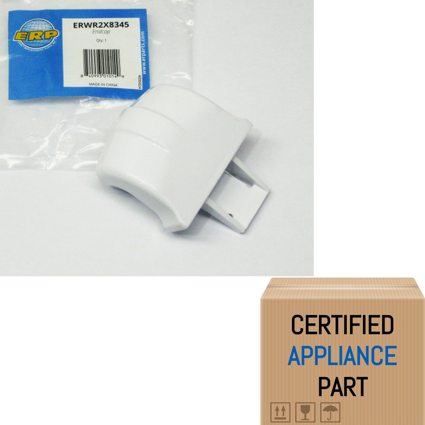 A1 Refrigerator Door Shelf End Cap Support for GE WR2X8345 AP2060073 PS298977