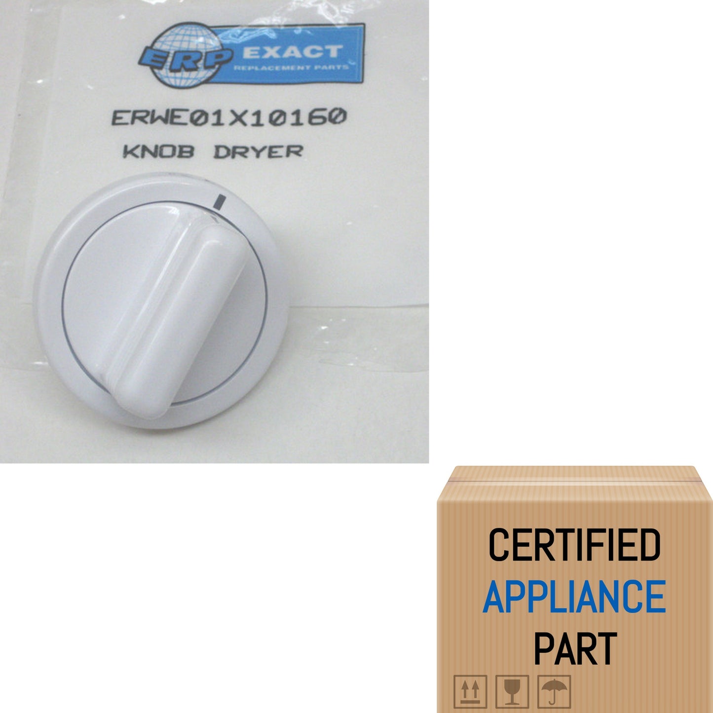 A1 WE01X10160 for GE Dryer Timer Control Knob White AP3207448 PS755794