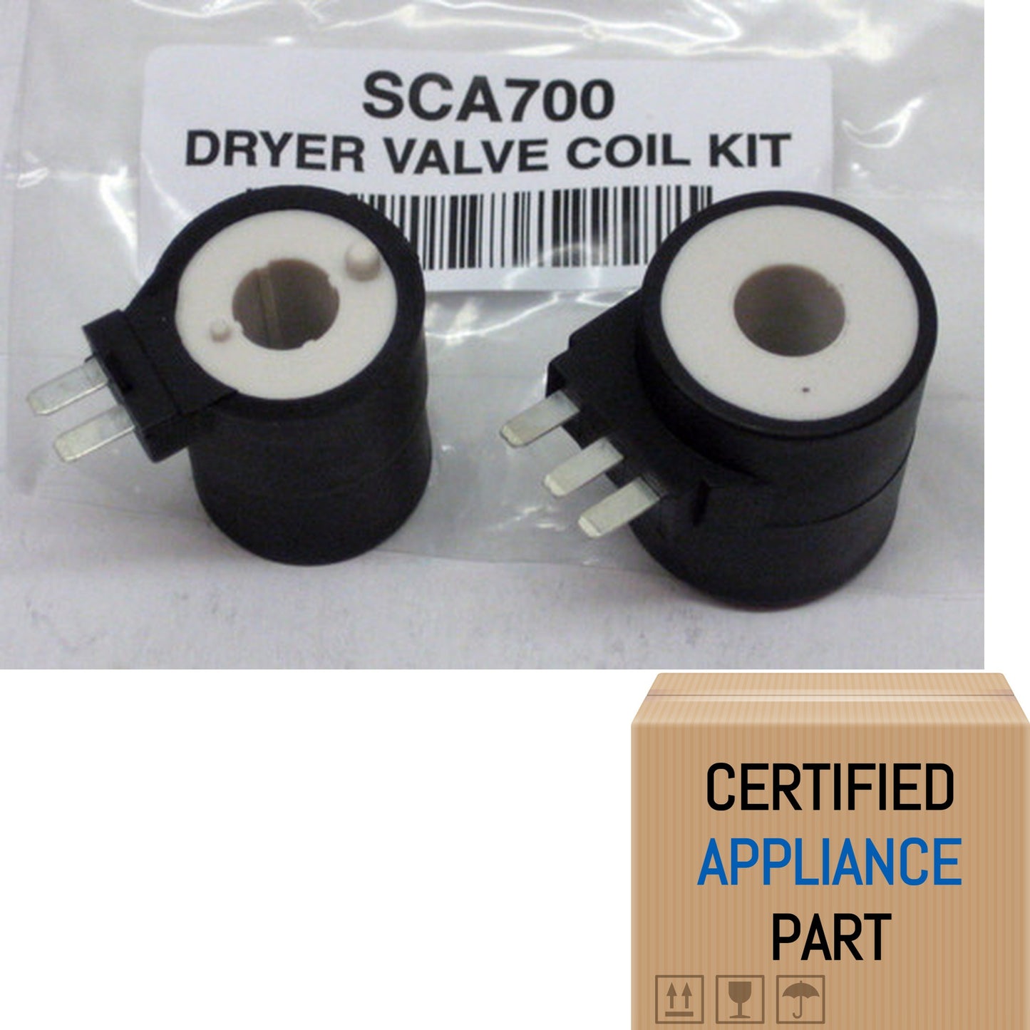 A2 Gas Dryer Valve Coils Kit for Frigidaire 5303931775 AP2150379 PS470049 27834