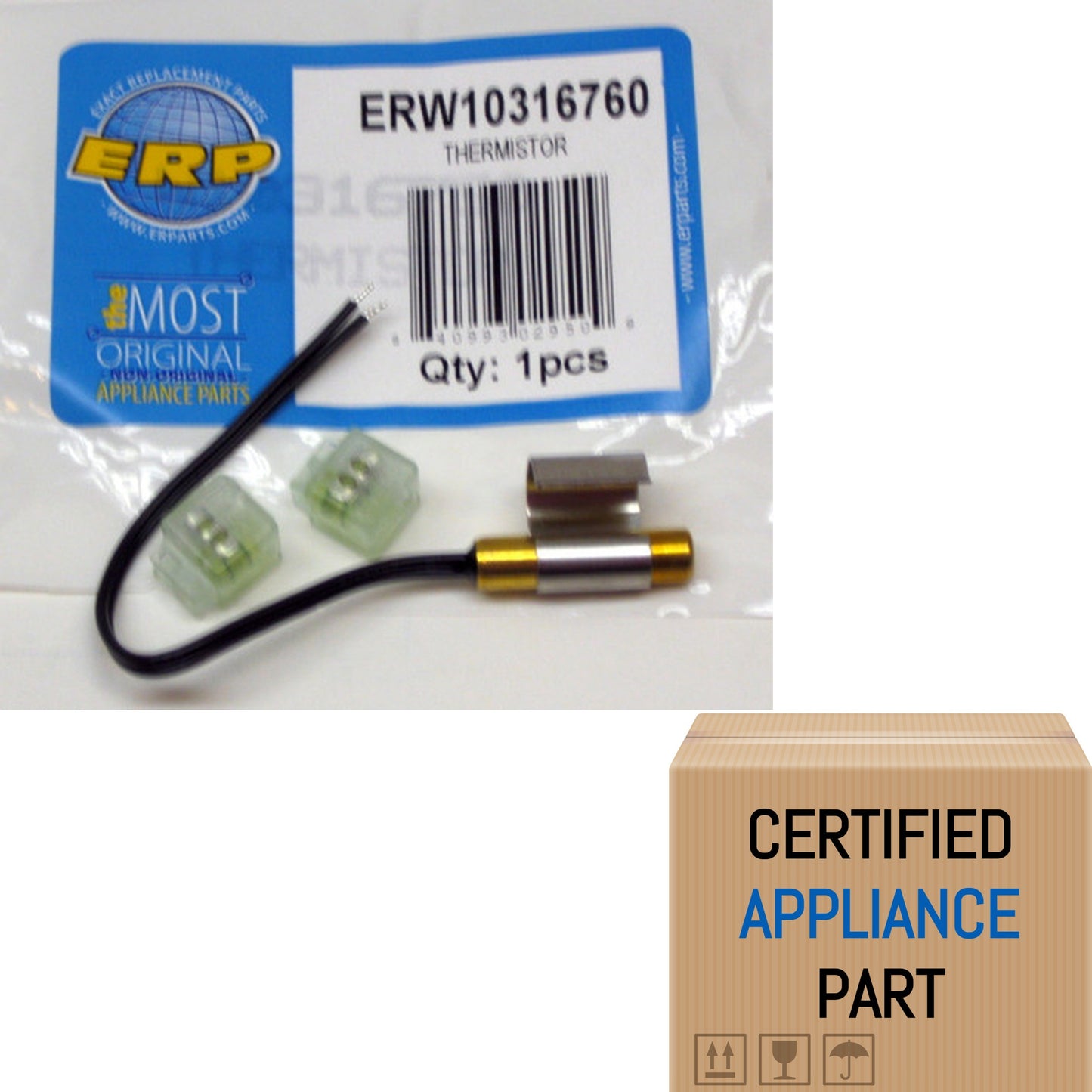 A6 Refrigerator Thermistor Sensor for Jenn-Air W10316760 AP4538142 PS2580944