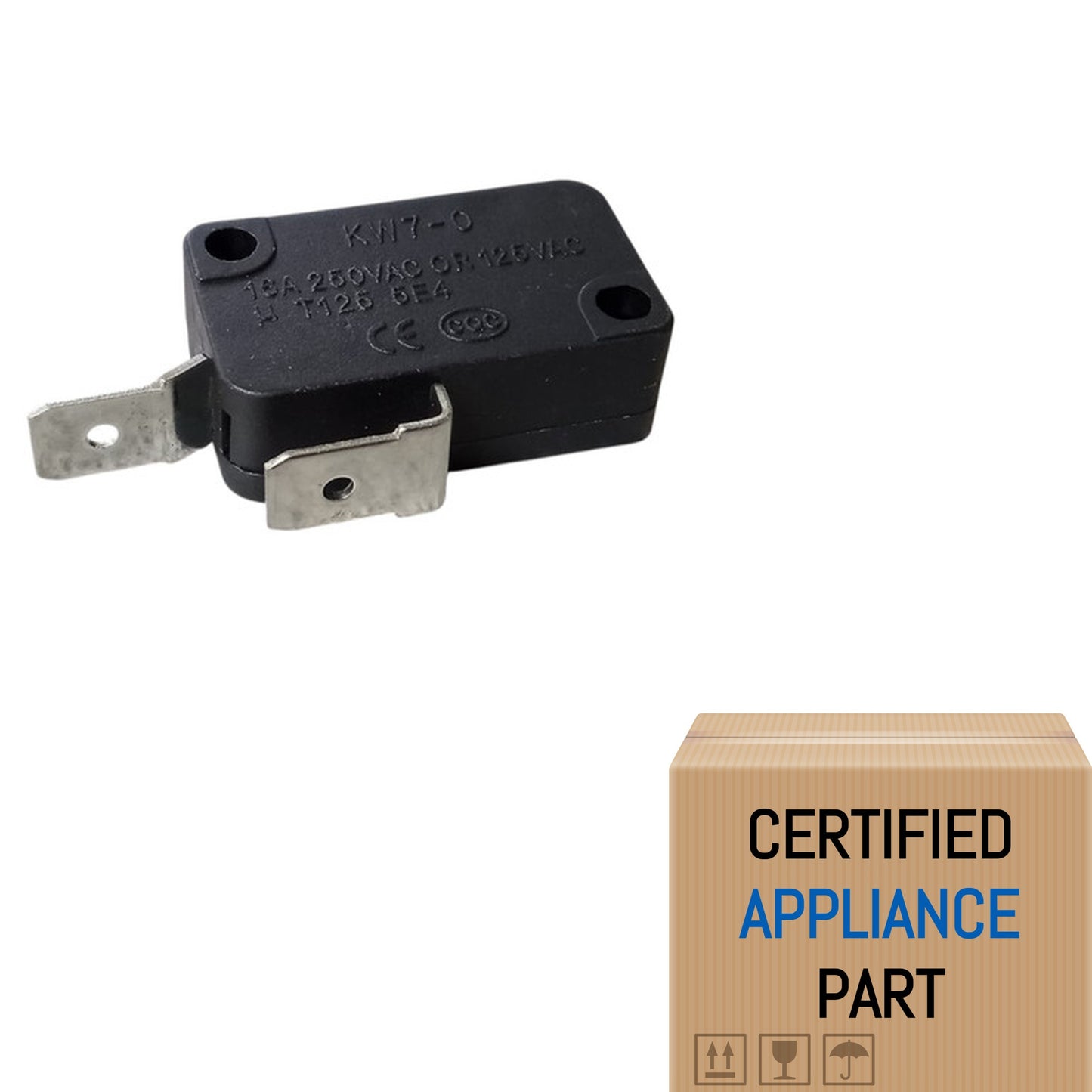 A1 Exact 28QBP0498 Microwave Door Switch SPST 16 Amp for Kenmore W10211974