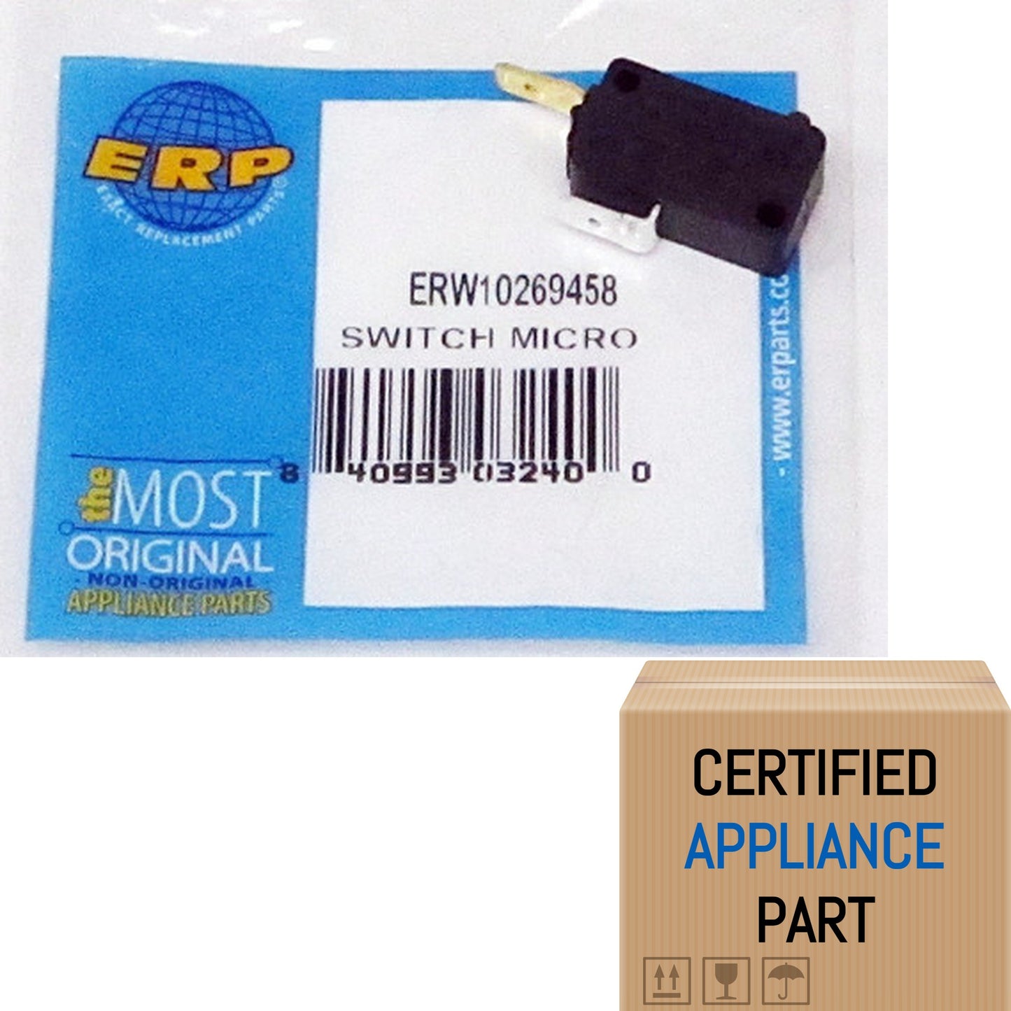 A4 Microwave Door Switch for Inglis W10269458 AP4429884 PS2361111