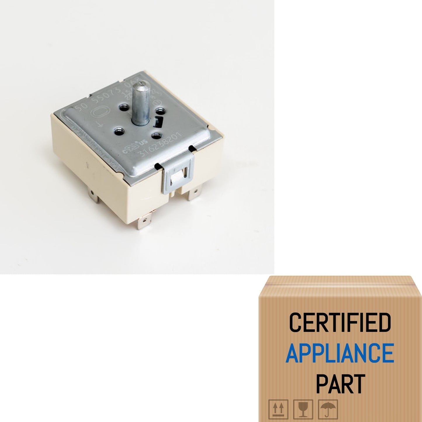 A4 316238201 Range Burner Infinite Switch Control for Electrolux Electrolux