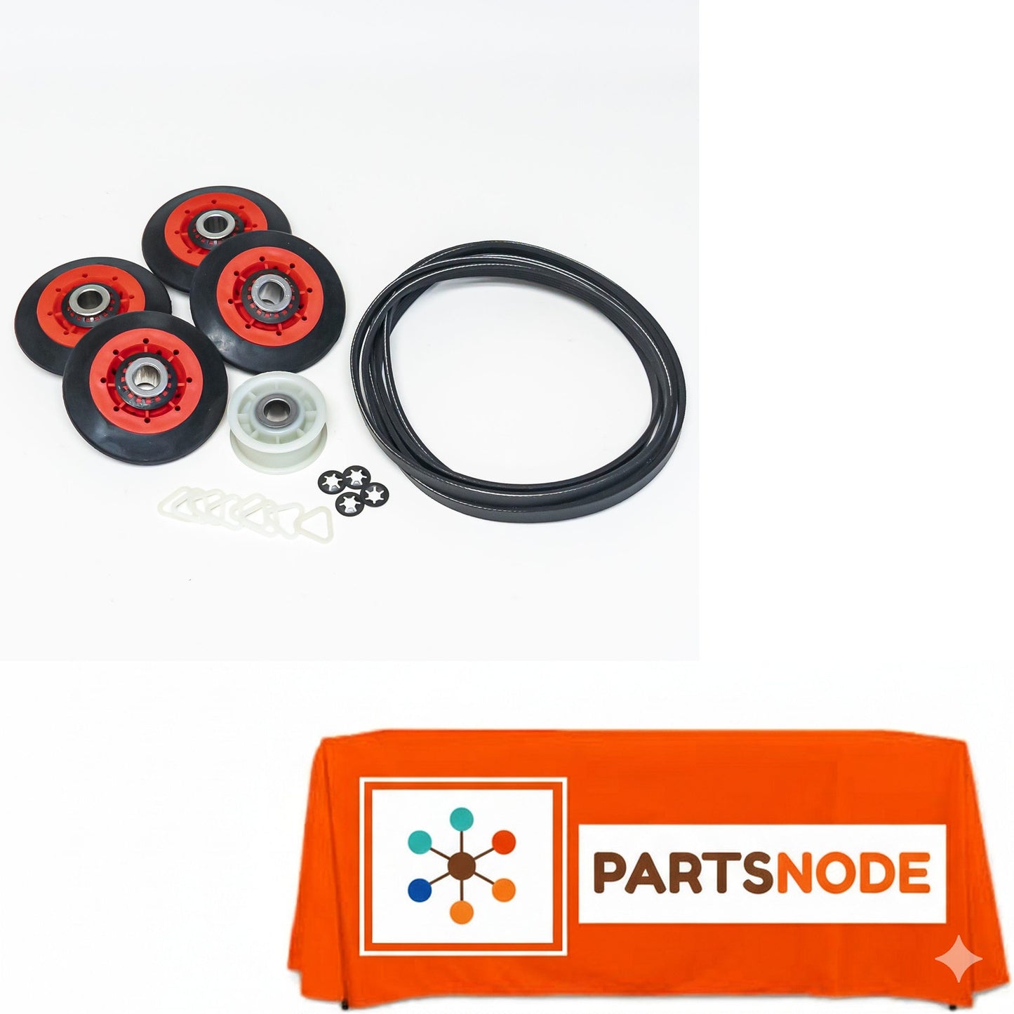 880373-1 For Whirlpool Dryer Roller Repair Maintenance Kit Set Part # Model