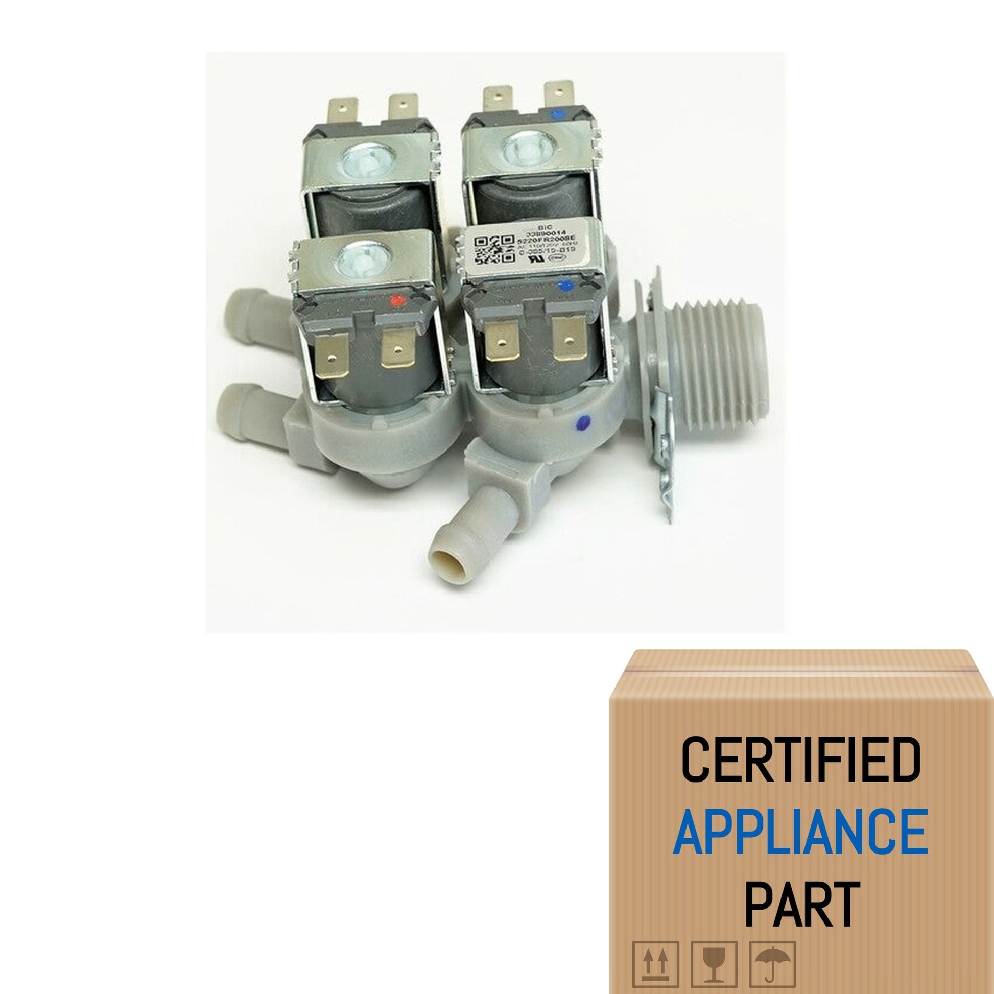 0347253-1 For LG Washer Water Inlet Fill Valve Solenoid Part # Model