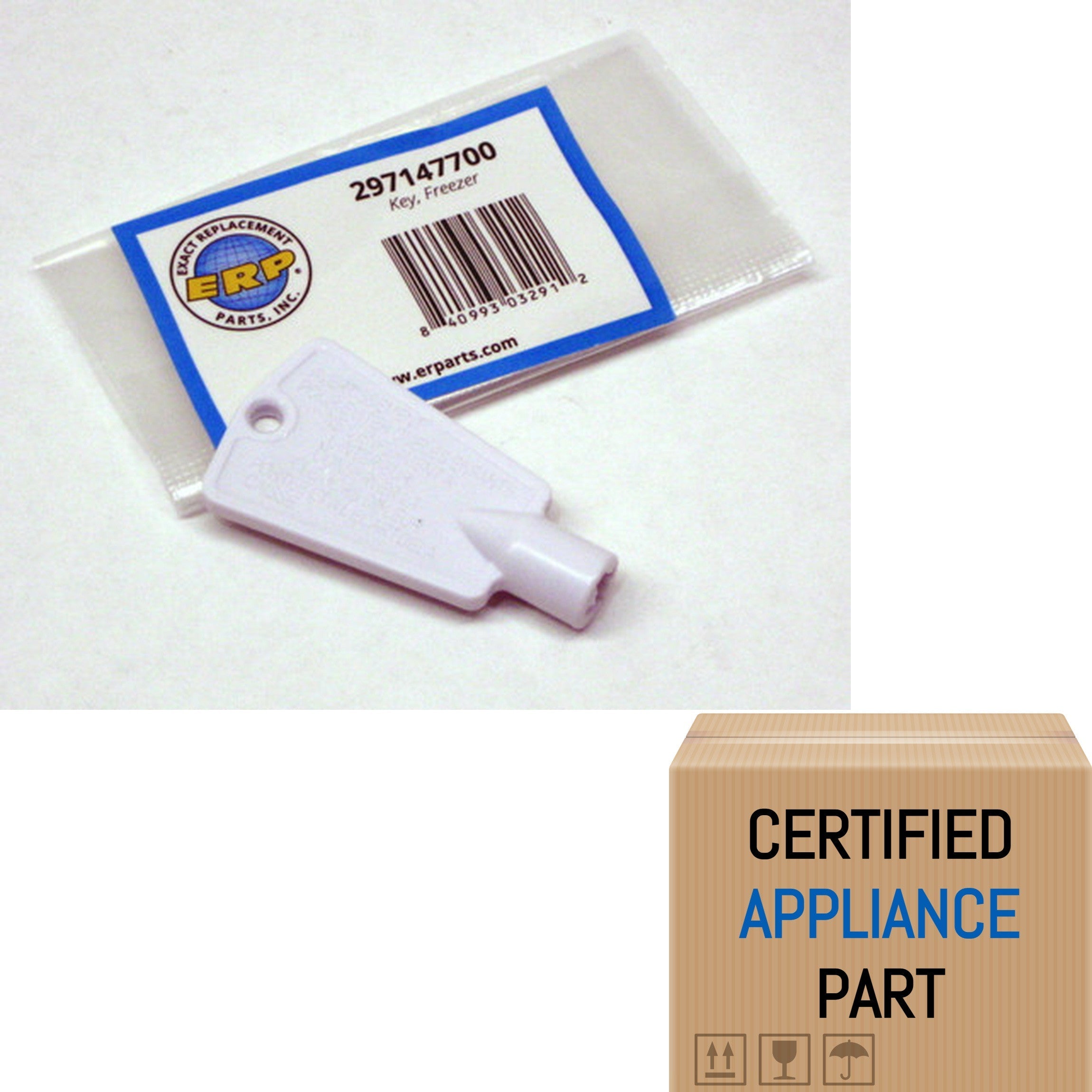 A6 297147700 Freezer Door Lock Key for Electrolux Electrolux AP4301346 PS1991481