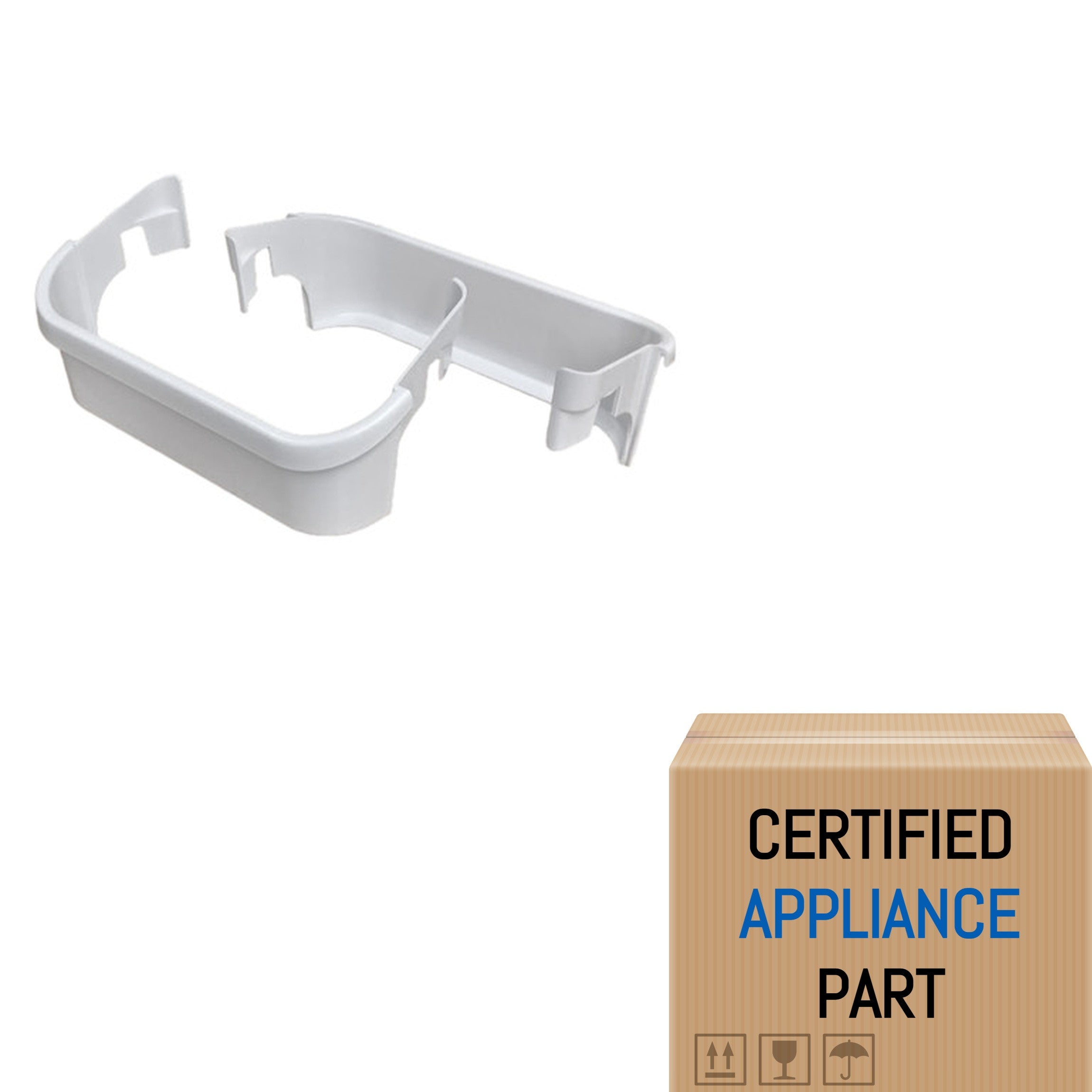 A3 240351601 Lot Of 2 White Door Bin Shelf For Electrolux Crosley Refrigerator