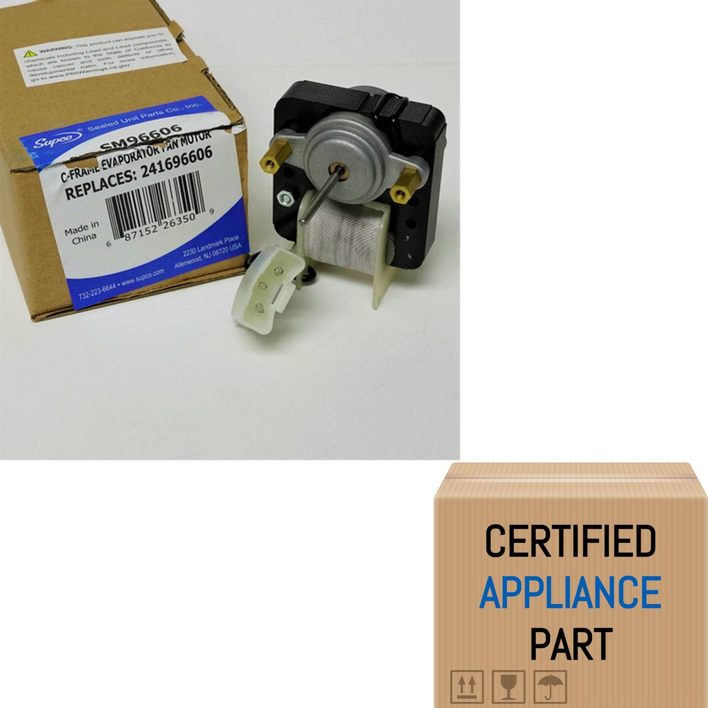 A5 SM96606 Refrigerator Condenser Fan Motor for Gibson 241696606