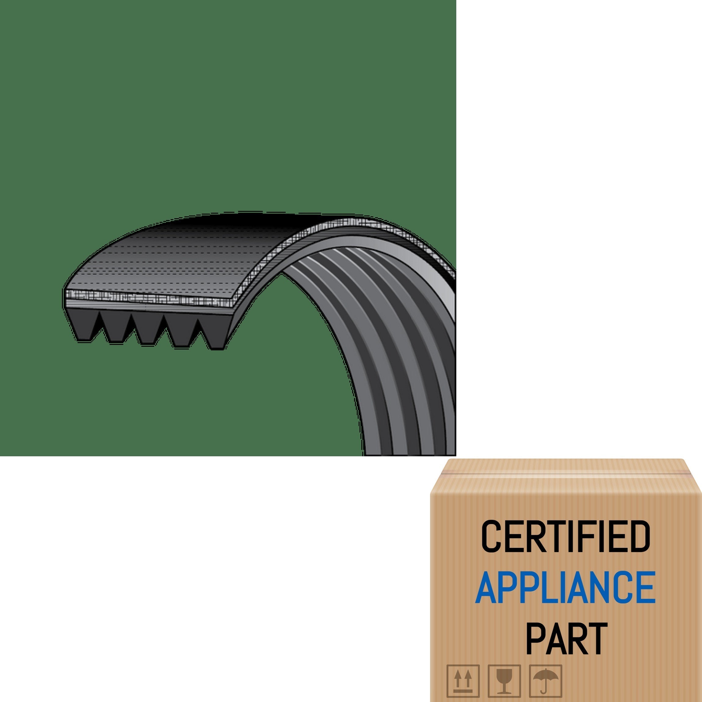 A2 Choice Parts W11239857 for Whirlpool Washing Machine Drive Belt
