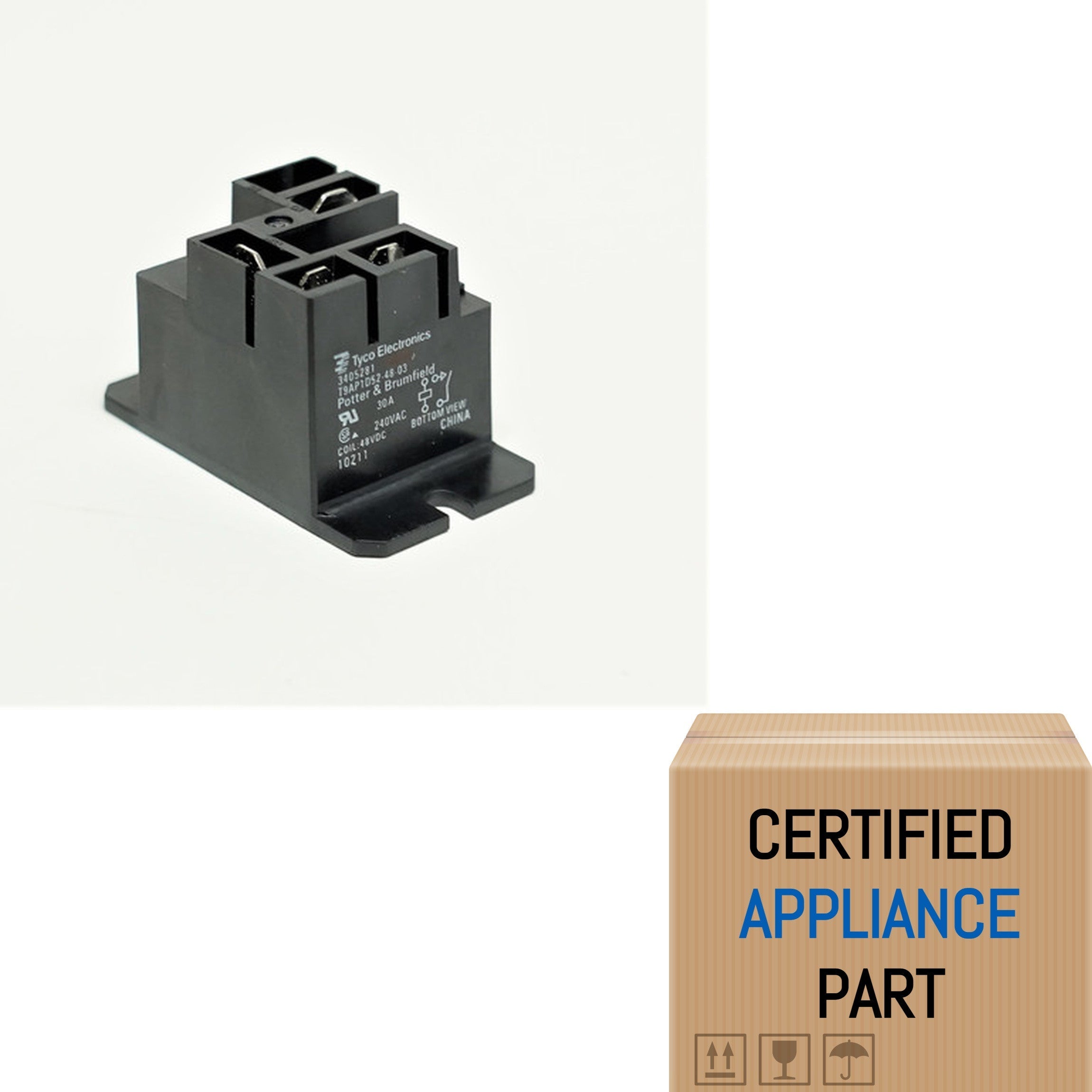 A2 3405281 for Maytag Kenmore Clothes Dryer Power Relay WP3405281