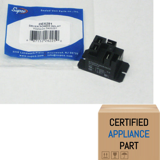 A1 DE5281 Dryer Motor Power Relay for Kenmore 3405281