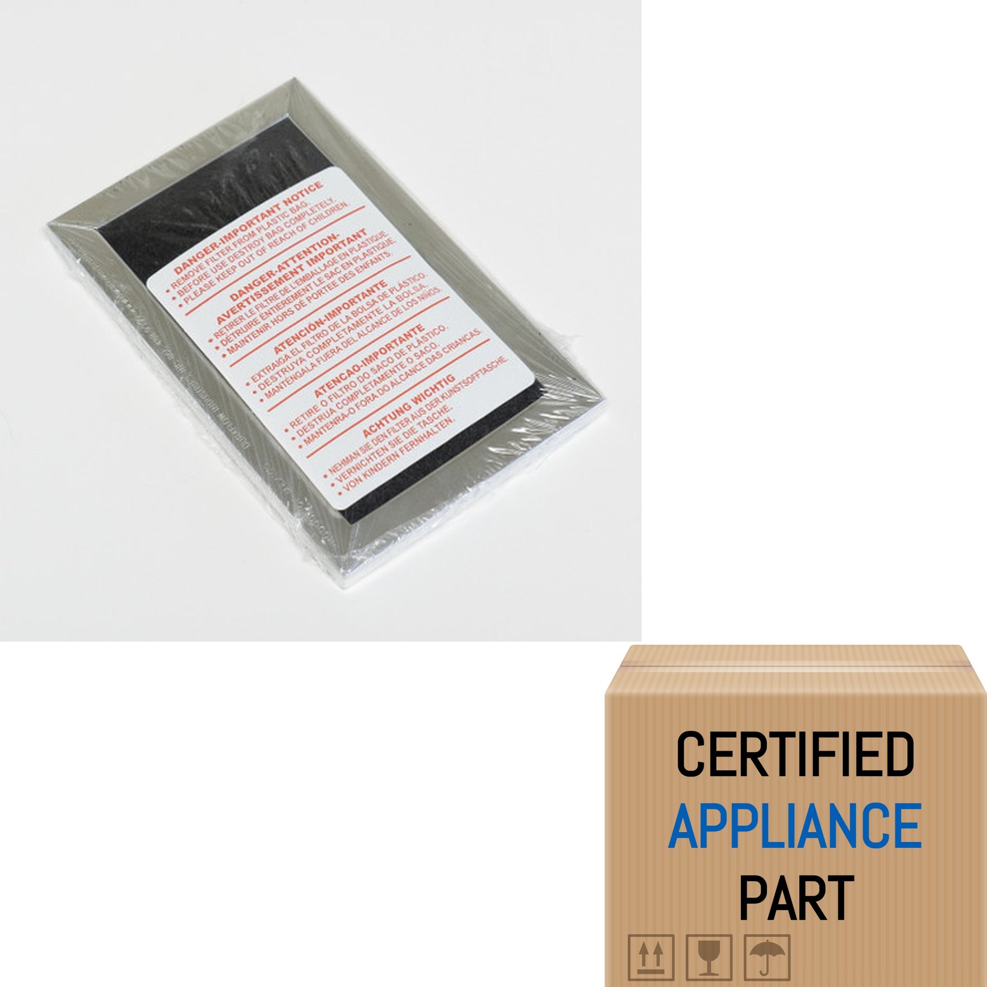 A1 WB02X11124 for GE JX81J Microwave Hood Charcoal Carbon Filter