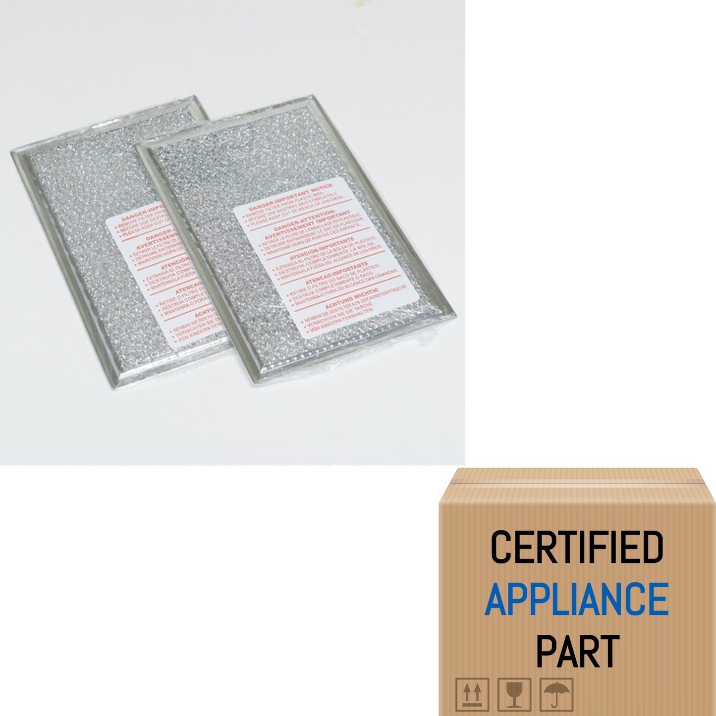 A1 5304517871 for Electrolux Frigidaire Microwave Hood Aluminum Grease Filter 2