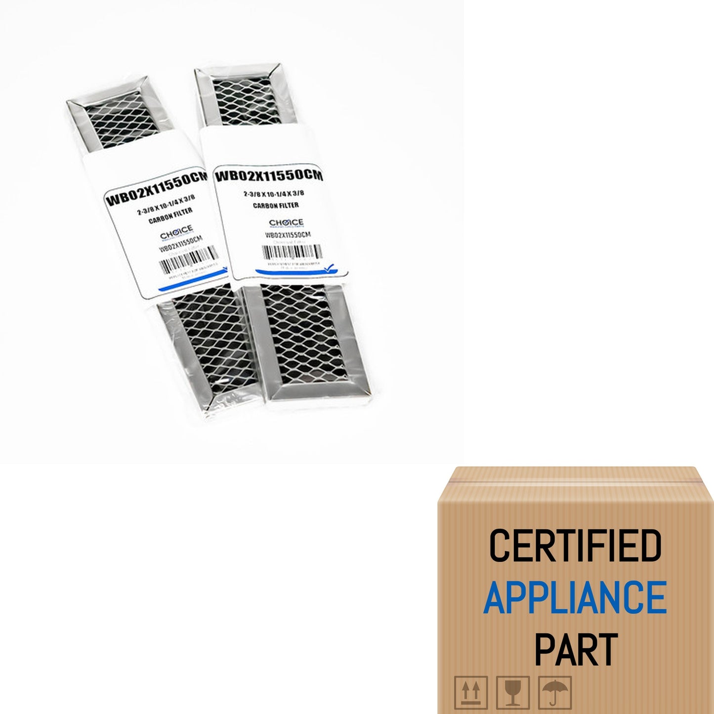 A2 Microwave Hood Charcoal Carbon Filter for Haier for Frigidaire WB02X11550 JX8