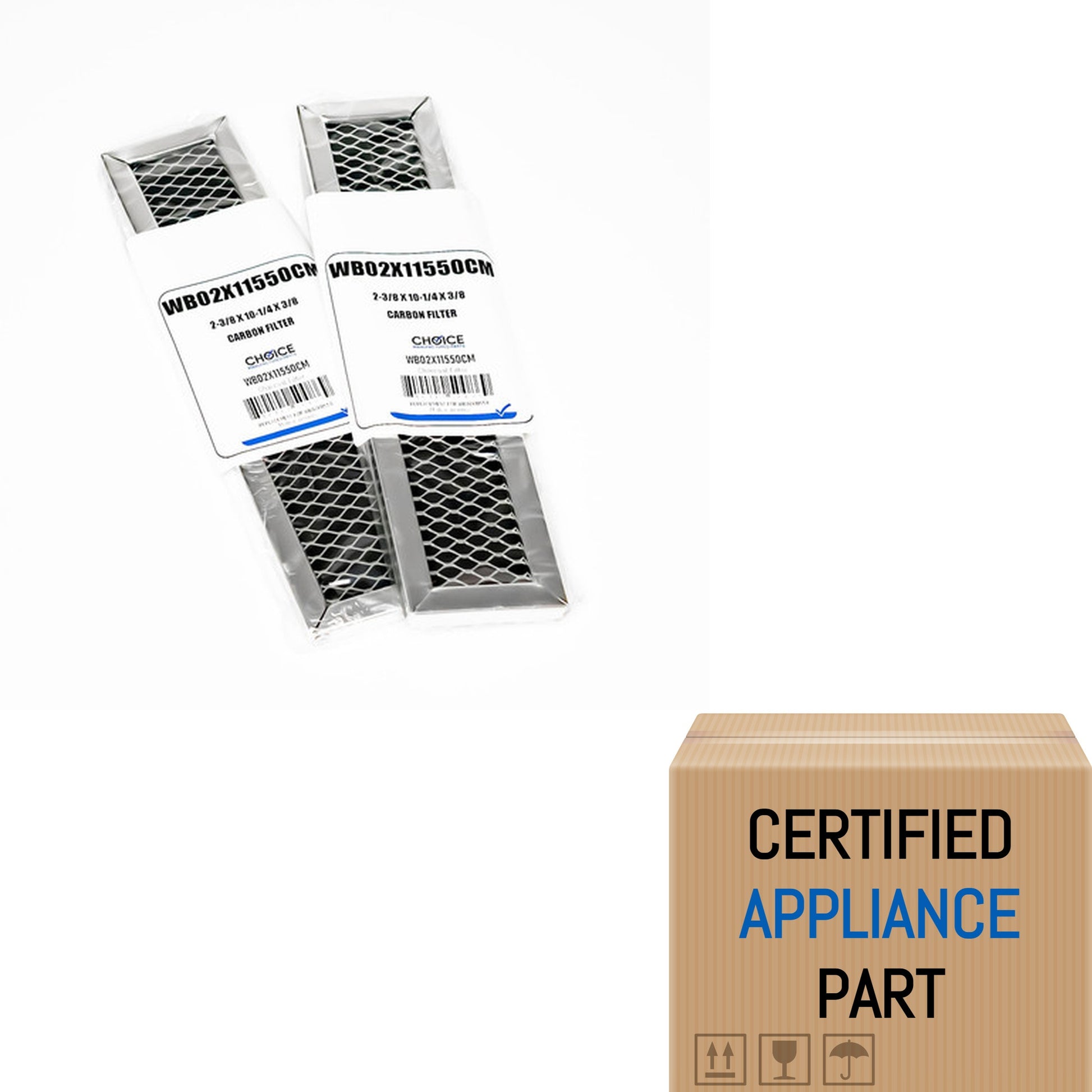 A1 Microwave Hood Charcoal Carbon Filter for GE for Frigidaire WB02X11550 JX81L