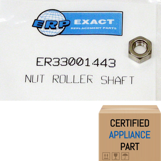 A4 Exact 33001443 Clothes Dryer Hex Nut, Roller Shaft for International WP330014