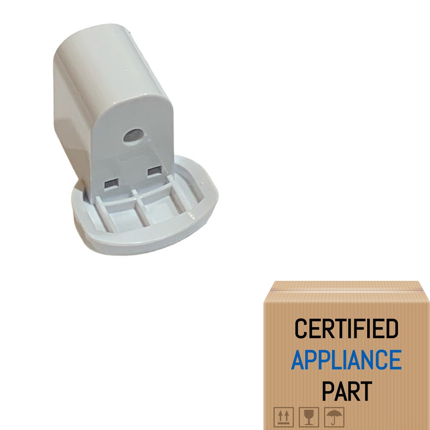 A1 WB06X10943 for GE Microwave Door Handle Mounting Bracket End Cap Support Whit