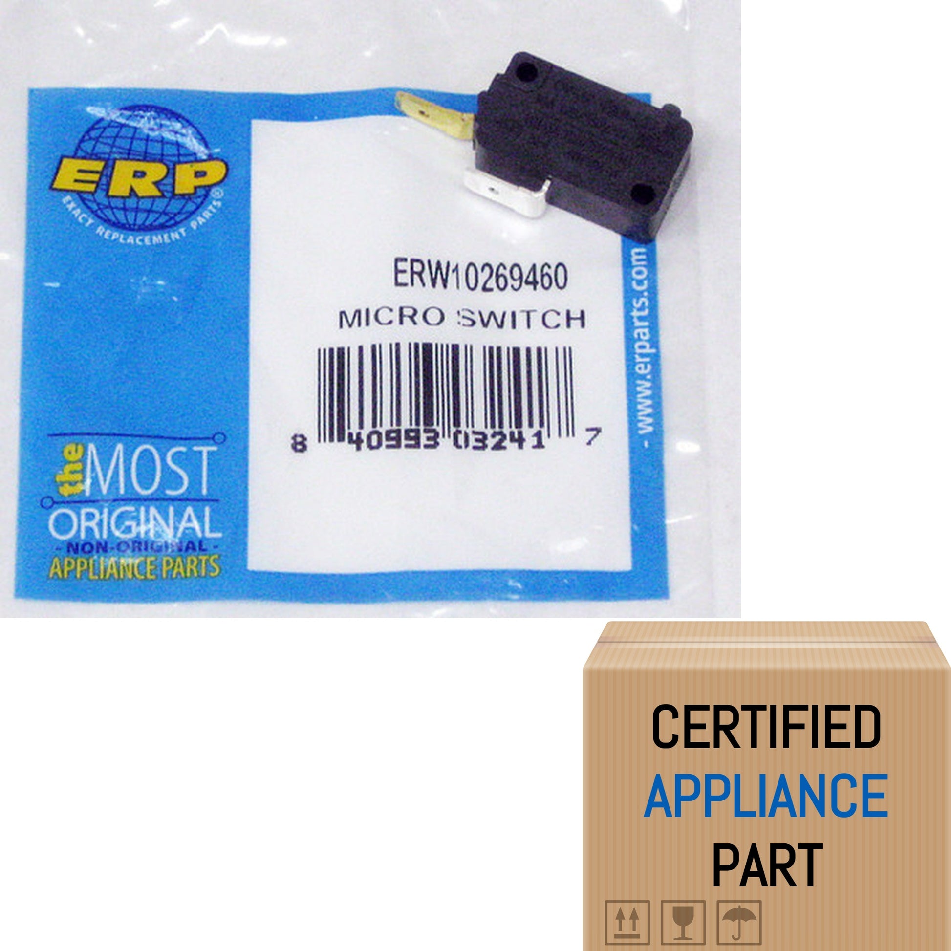 A2 Microwave Door Switch for Whirlpool W10269460 AP4429920 PS2361113