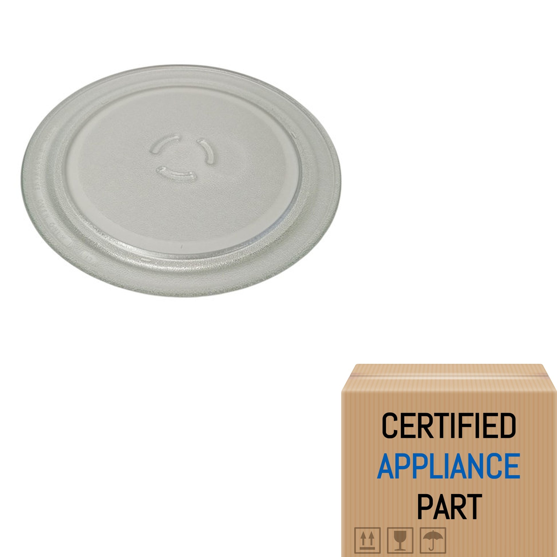 A3 Microwave Glass tray Plate for Whirlpool 4393799 PS373741 AP3130793