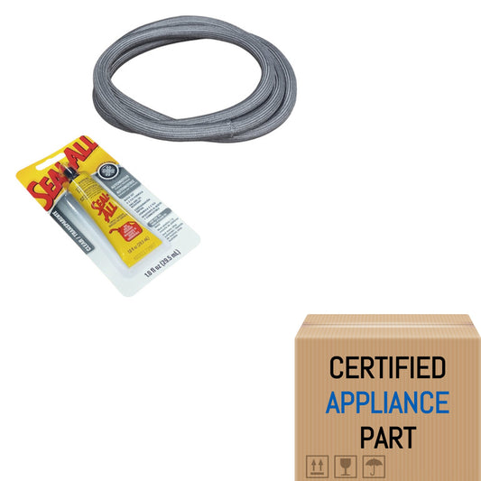 A11 Part W10861521 Dryer Door Seal for KitchenAid with Adhesive