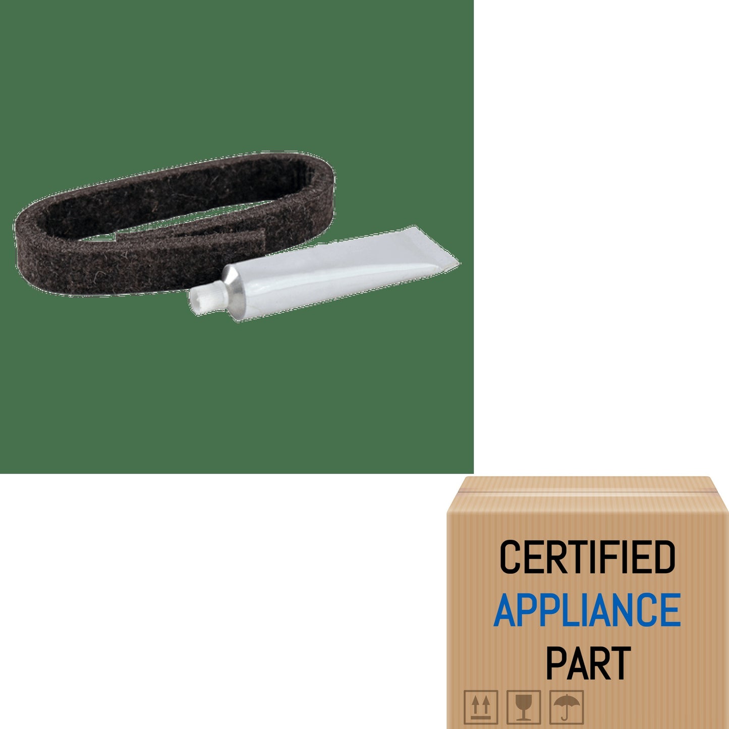 A6 5303937182 for Electrolux Electrolux Dryer Upper Felt Seal with Adhesive