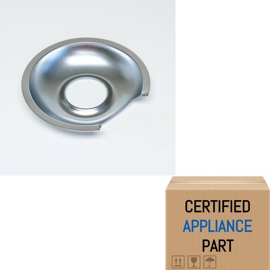 A3 WB32X10012 6" Chrome Stove Drip Pan for Kenmore Range