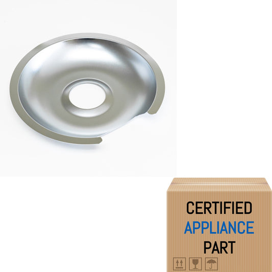 A3 WB32X10013 8" Chrome Stove Drip Pan for Kenmore Range