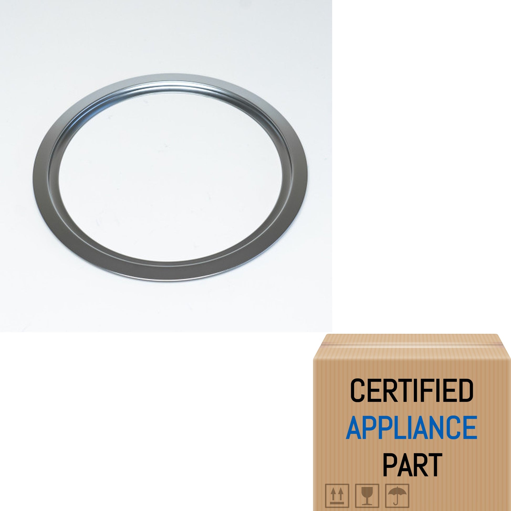 A1 WB31X5014 8" Chrome Stove Drip Ring for Hotpoint Range