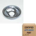 A6 W10196406 6" Chrome Stove Drip Pan Bowl for Amana Range