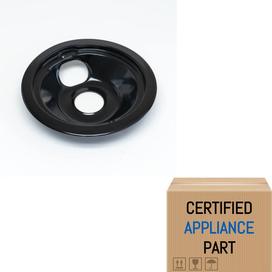 A3 WB31M20 6" Porcelain Stove Drip Pan Bowl for Hotpoint Range