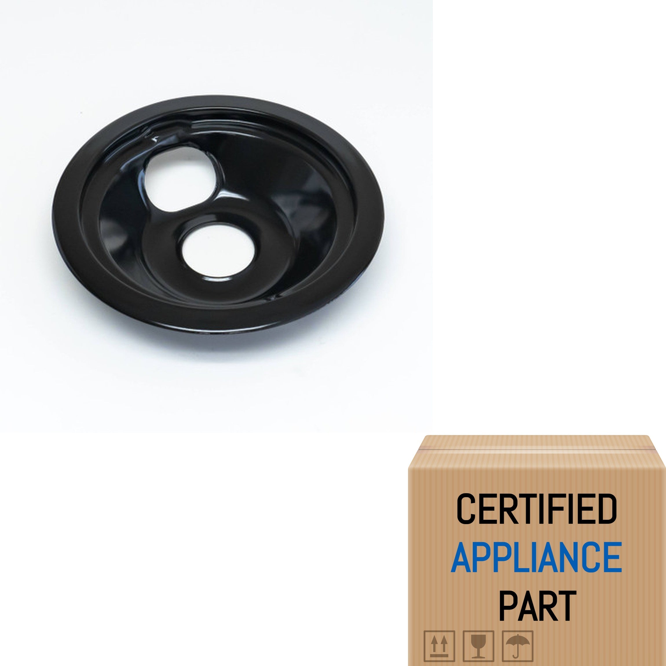 A1 WB31M20 6" Porcelain Stove Drip Pan Bowl for Kenmore Range