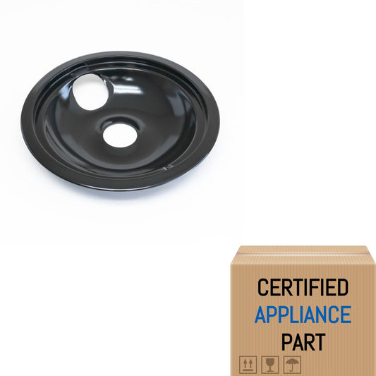 A1 WB31M19 8" Porcelain Stove Drip Pan Bowl for Kenmore Range