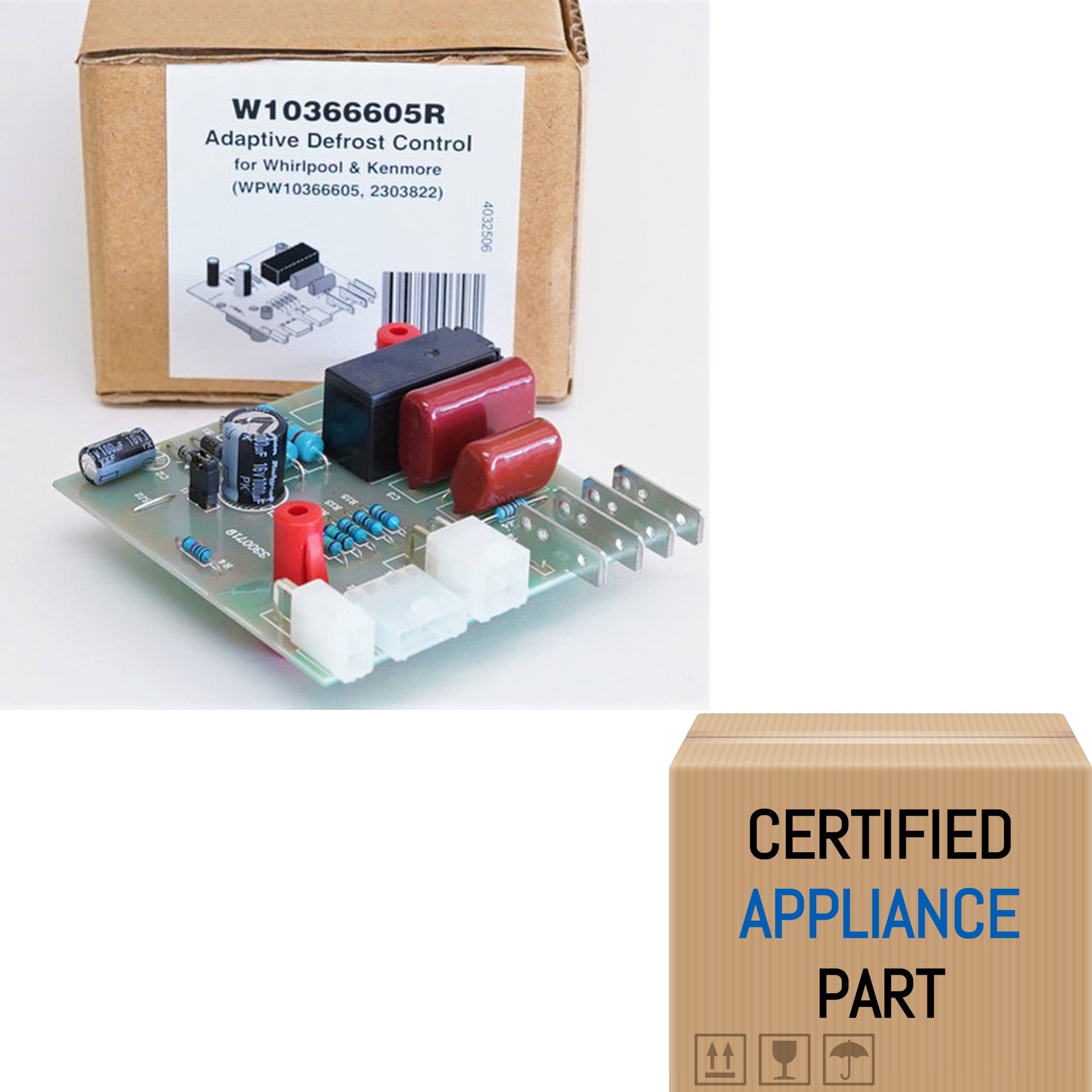 A4 Refrigerator Adaptive Defrost Control Board for KitchenAid Kenmore WPW1036660