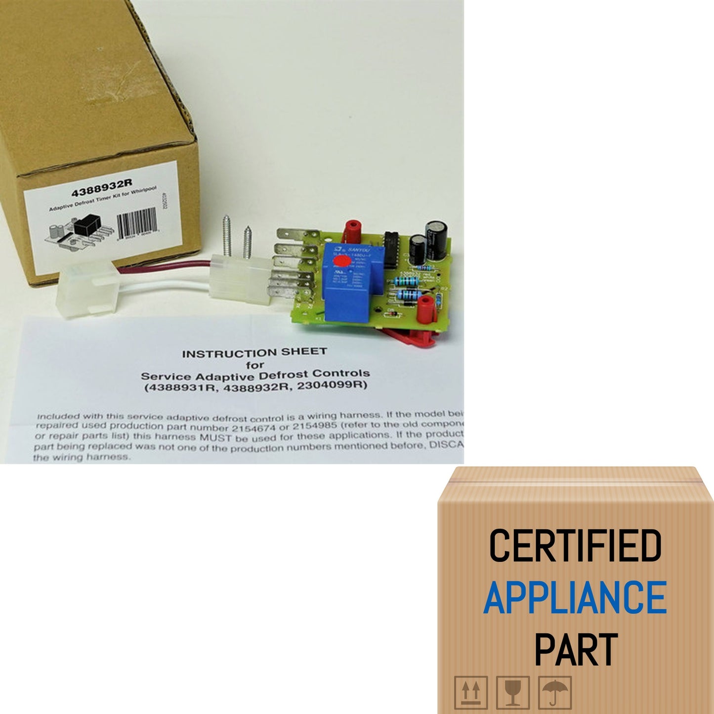 A5 Refrigerator Adaptive Defrost Control Board for Inglis Kenmore 4388932