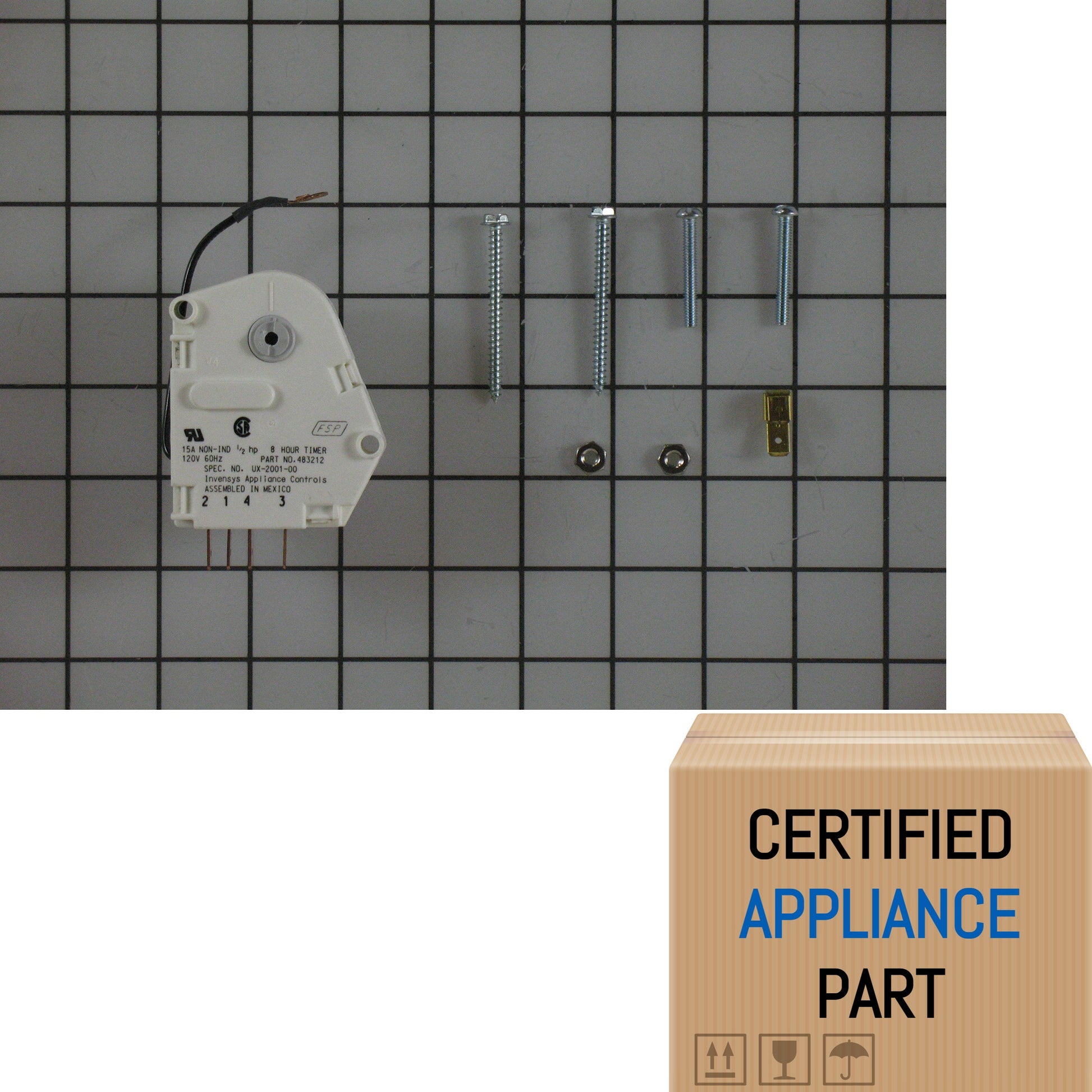 PS11723171-1 For Kenmore Refrigerator OEM Defrost Timer - Whirlpool Fridge