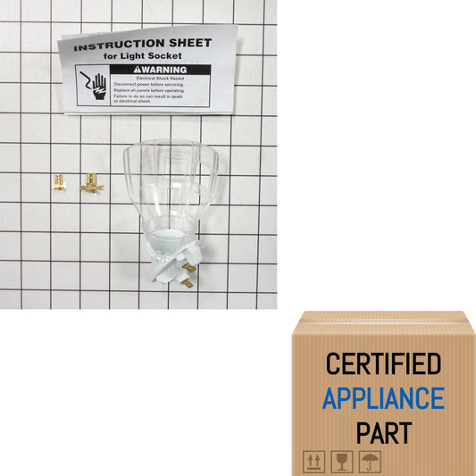 202636-1 For Kenmore Refrigerator OEM Light Socket - Whirlpool Fridge Genuine